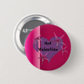 Hot Valentine Button (Vorne & Hinten)