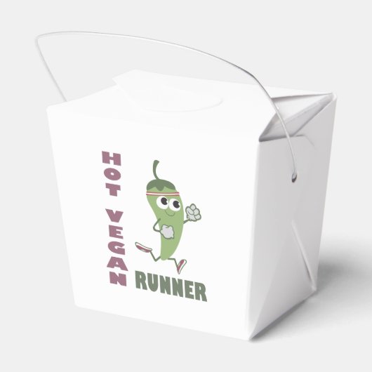 Hot Vegan Runner Geschenkschachtel (Rückseite)