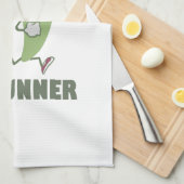 Hot Vegan Runner Handtuch (Viertel Falte)