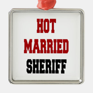 Hot Verheiratet Sheriff Ornament Aus Metall