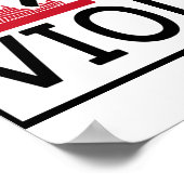 Hot Violinist Poster (Ecke)