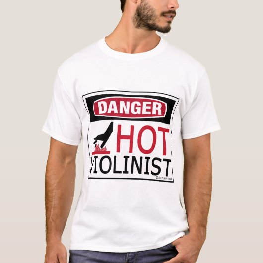 Hot Violinist T-Shirt (Vorderseite)