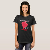 Hot Water Bottle Is My Valentine Spoonies Life T-Shirt (Vorne ganz)
