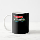 Hot Wheels AcceleRacers Logo T-Shirt Kaffeetasse (Links)