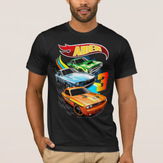 Hot Wheels Birthday T Shirt, Hot Wheels Thementeil T-Shirt