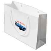 Hot Wheels – Geschwindigkeit, Stil & Leistung Große Geschenktüte (Rückseite Schrägansicht)