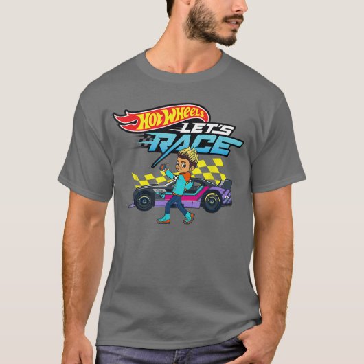 Hot Wheels Lets Race Coop In It to Win It T-Shirt (Vorderseite)