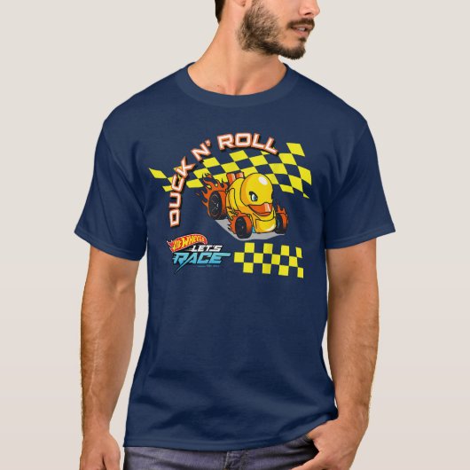 Hot Wheels Lets Race Duck N Roll T-Shirt (Vorderseite)