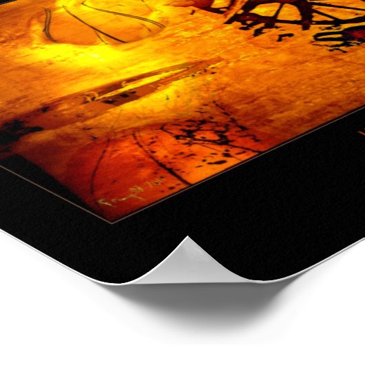 "Hot Wheels!" Poster (Ecke)