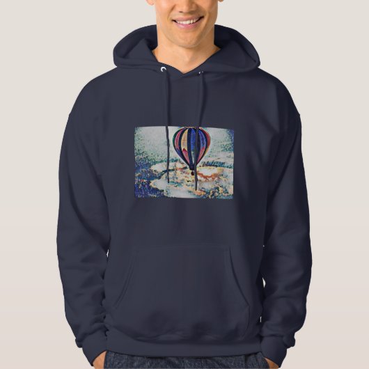 Hot Wilbur Hot Air Ballon Kunst Hoodie (Vorderseite)