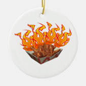 Hot Wings Keramikornament (Vorne)
