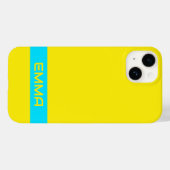 Hot Yellow iPhone 14 Pro Max Fall Case-Mate iPhone Hülle (Rückseite (Horizontal))