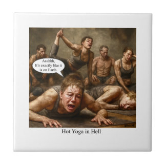 Hot Yoga in Hell. Fliese