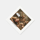 Hot Yoga in Hell. Serviette (Ecke)