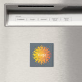 Hot Yoga Sun Magnet (In Situ (Geschirrspüler))