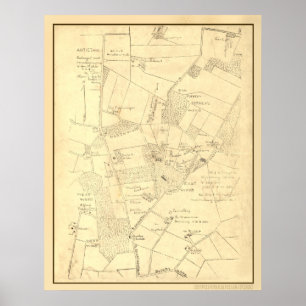 Hotchkiss Map Antietam. Poster