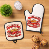 HOTDISH-Freiwilliger Ofenhandschuh & Topflappen-Set (Oben Unten)