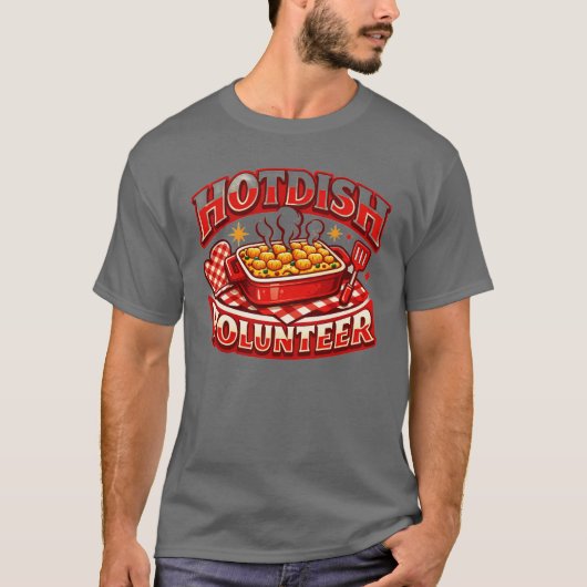 HOTDISH-Freiwilliger T-Shirt (Vorderseite)