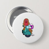 Hotdog als Biker mit Scooter.PNG Button (Vorne & Hinten)