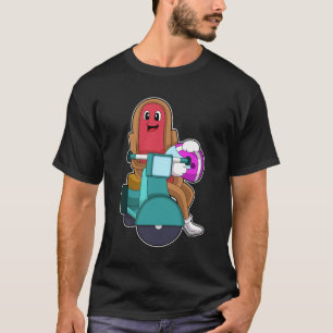 Hotdog als Biker mit Scooter.PNG T-Shirt