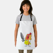 Hotdog als Friseur mit Schere Schürze (Insitu)