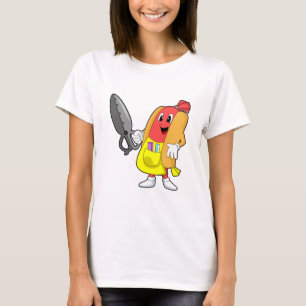 Hotdog als Friseur mit Schere T-Shirt