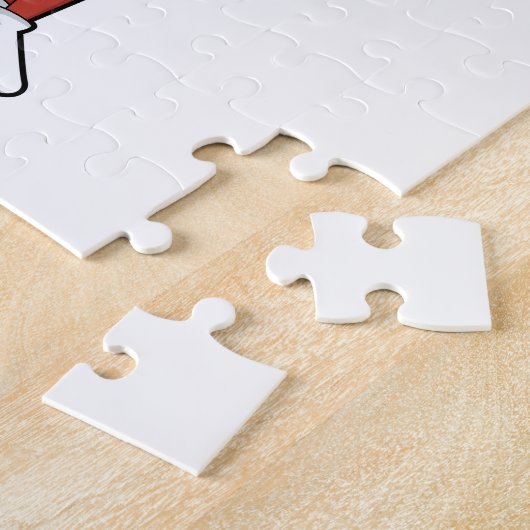 Hotdog als Mechaniker mit Tool Puzzle (Seite)