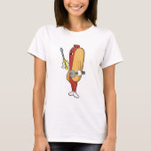 Hotdog als Mechaniker mit Tool T-Shirt (Vorderseite)