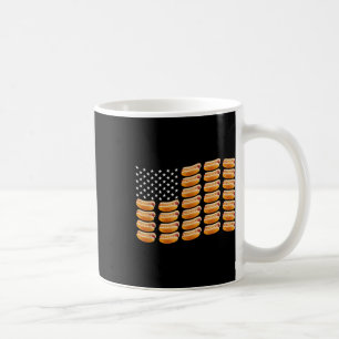 Hotdog American Flag 4. Juli Patriotic Summer Gril Kaffeetasse