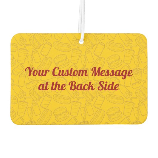 Hotdog Autolufterfrischer (Rückseite)