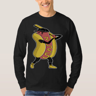 Hotdog Baseball-Sportarten T-Shirt