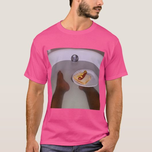 Hotdog Bathtime T-Shirt (Vorderseite)