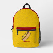 Hotdog Bedruckter Rucksack (Vorderseite)