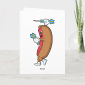Hotdog bei Darts mit Dart.PNG Karte (Rückseite)