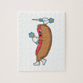 Hotdog bei Darts mit Dart.PNG Puzzle (Vertikal)