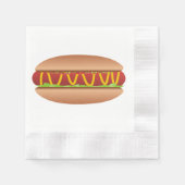 Hotdog-Bild Serviette (Vorderseite)