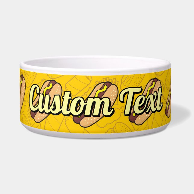 Hotdog Bowl Napf (Vorderseite)