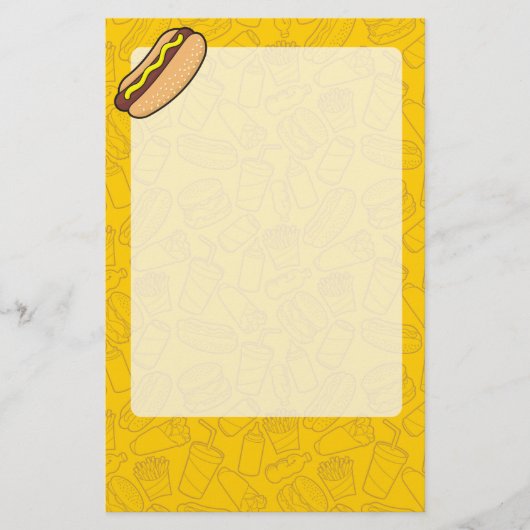 Hotdog Briefpapier (Vorderseite)