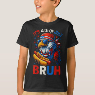 Hotdog Bruh 4. Juli Jungen Kinder Vierter Juli B T-Shirt