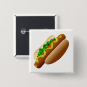 Hotdog Button (Vorne & Hinten)