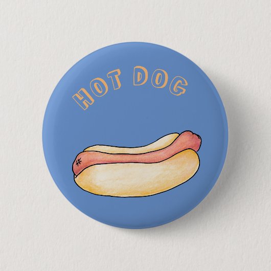 Hotdog Button (Vorderseite)