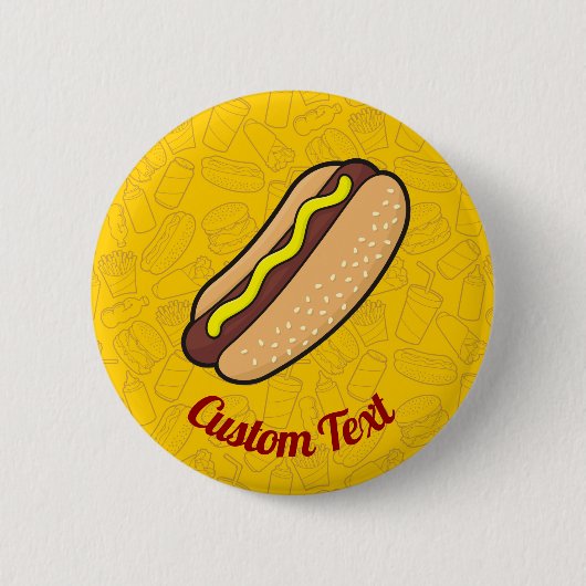 Hotdog Button (Vorderseite)