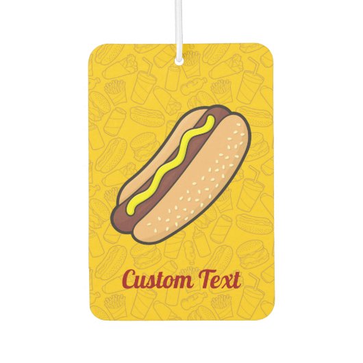 Hotdog Car Air Freshener Autolufterfrischer (Vorderseite)
