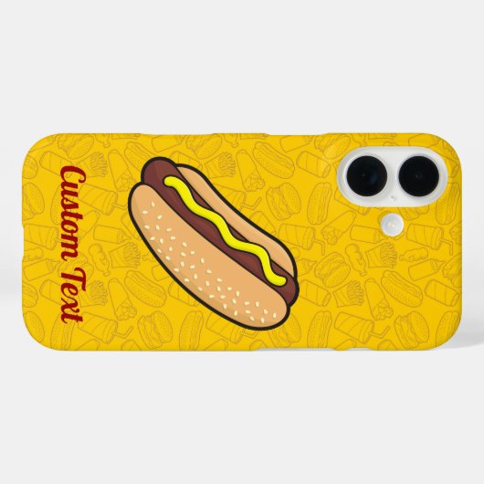 Hotdog Case-Mate iPhone Hülle (Rückseite (Horizontal))