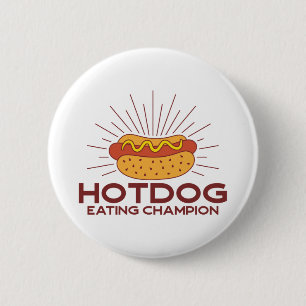 Hotdog-Champion Button