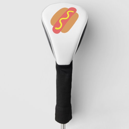 Hotdog-einfacher Vektor Golf Headcover (Vorderseite)
