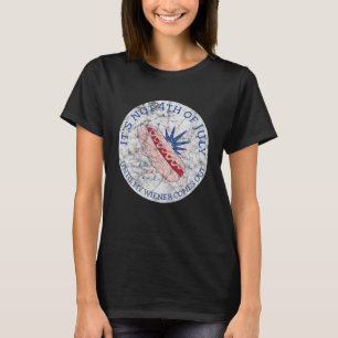 Hotdog Es ist nicht 4. Juli bis meine Dackel kommt T-Shirt