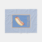 Hotdog Fleecedecke (Vorderseite (Horizontal))