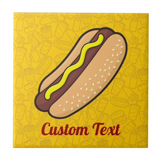 Hotdog Fliese (Vorderseite)