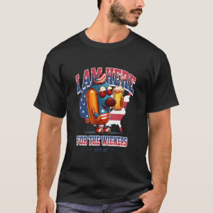 Hotdog Funny Dackel 4. Juli Patriotic T-Shirt